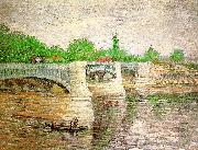 Vincent Van Gogh The Seine with the Pont de la Grand Jatte oil painting reproduction